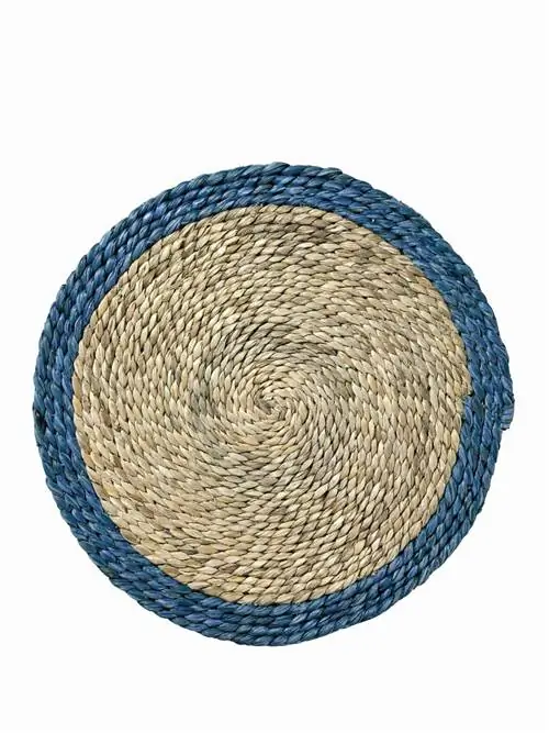 Синий, Лазурный, Синий электрик, Круг, Солома, Корзина,