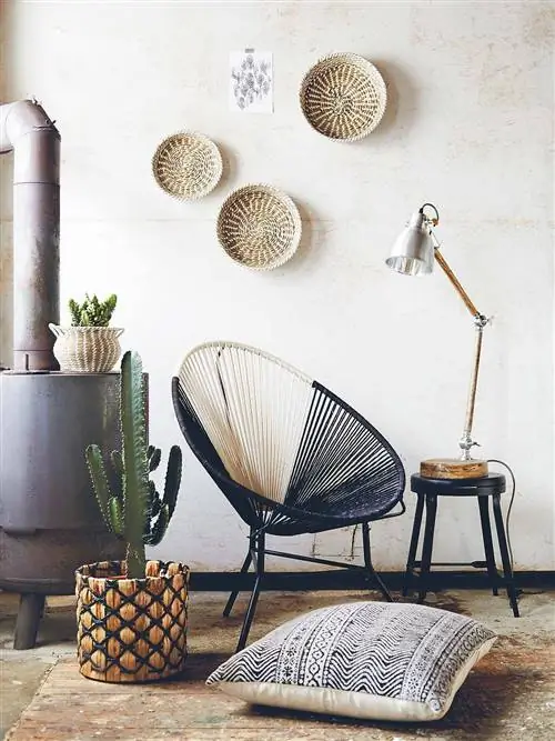 Цветочный горшок, Арт, Натюрморт фотография, Комнатное растение, Цилиндр, Натуральный материал, Плетеный, Керамика, Бромелиевые, Аксессуары для дома,