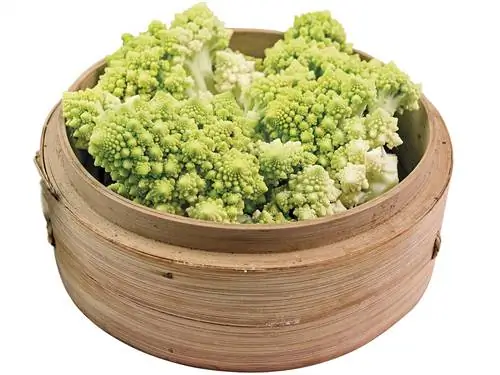 капуста романеско на пару