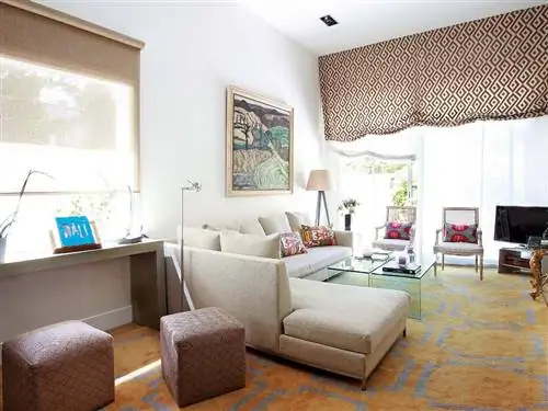 Комната, Дизайн интерьера, Этаж, Гостиная, Пол, Мебель, Стена, Главная, Диван, Потолок,