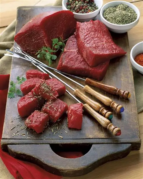 Питание: Красное мясо Питание: Красное мясо