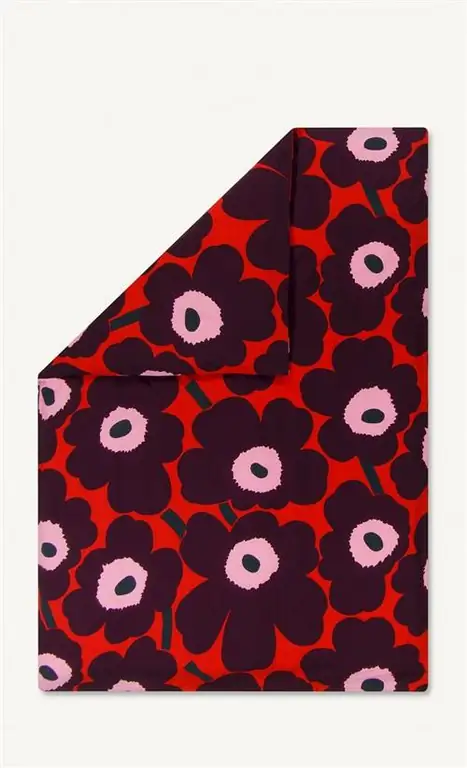 Пододеяльник Marimekko с цветочным принтом Пододеяльник Marimekko с цветочным принтом