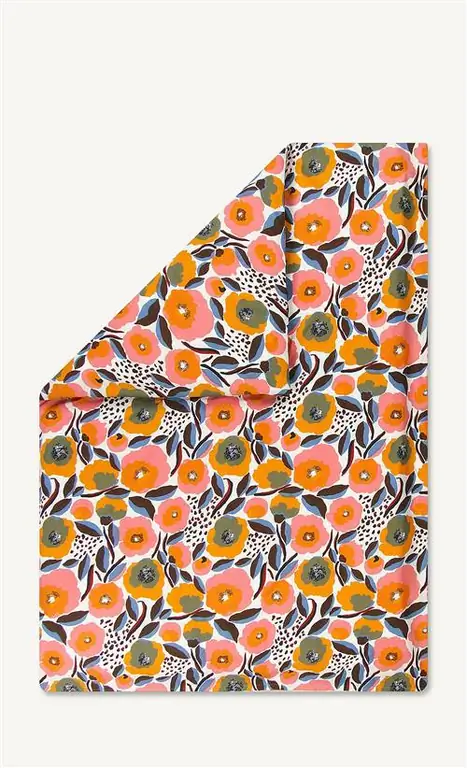 Пододеяльник Marimekko с цветочным принтом Пододеяльник Marimekko с цветочным принтом