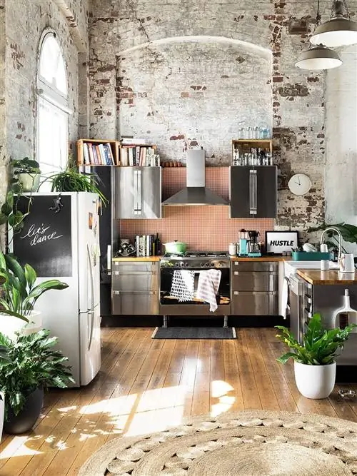 Комната, Дизайн интерьера, Здание, Недвижимость, Этаж, Кухня, Мебель, Стена, Дом, Плитка,