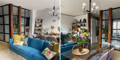 Квартира с винтажным и очень личным декором