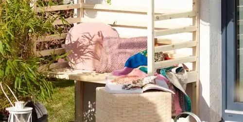 Как сделать скамейку из растений для сада: шаг за шагом