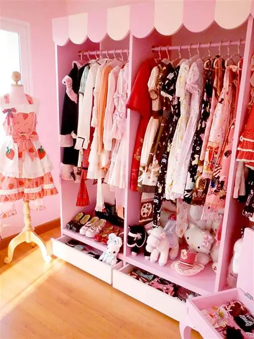 Розовый, Комната, Бутик, Вешалка для одежды, Мода, Гардероб, Мебель, Дизайн интерьера, Платье, Персиковый,