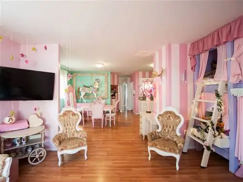 Комната, Розовый, Мебель, Дизайн интерьера, Недвижимость, Продукт, Этаж, Дом, Здание, Гостиная,