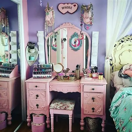 Розовый, Комод, Мебель, Комод, Дизайн интерьера, Комод, Тумбочка, Ящик, Стол, Хатч,