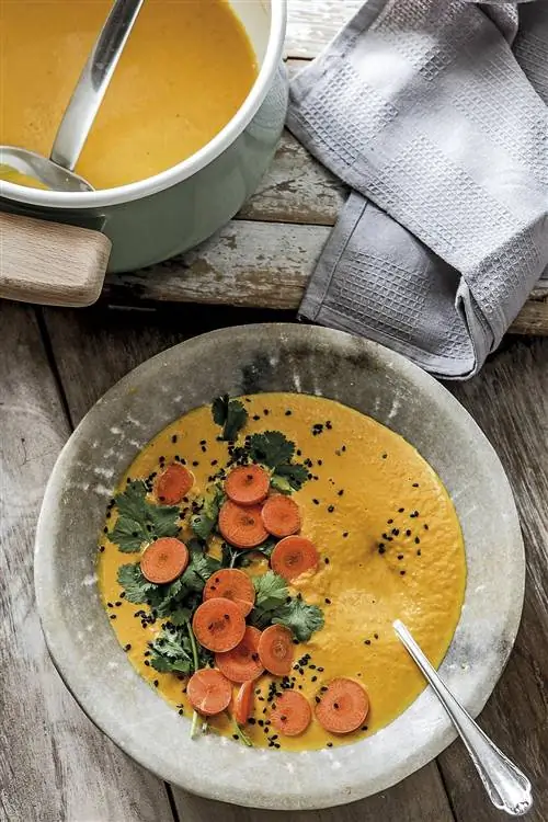 морковно-кокосовый крем