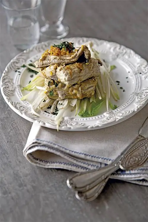 скумбрия с эндивием