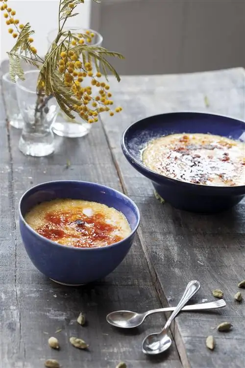 Каталонский крем с кардамоном