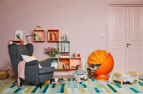 гостиная с игровой зоной для детей