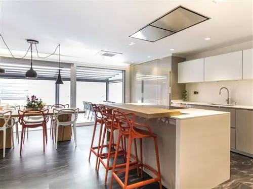 Освещение, Этаж, Комната, Дизайн интерьера, Пол, Потолок, Стол, Светильник, Мебель, Стекло,