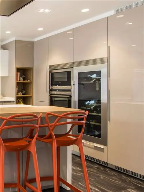 Освещение, Этаж, Дизайн интерьера, Комната, Потолок, Стол, Пол, Мебель, Стекло, Светильник,