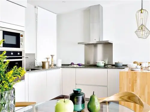 Комната, Дизайн интерьера, Кухня, Потолок, Дизайн интерьера, Столешница, Светильник, Светильник, Серый, Краснодеревщик,