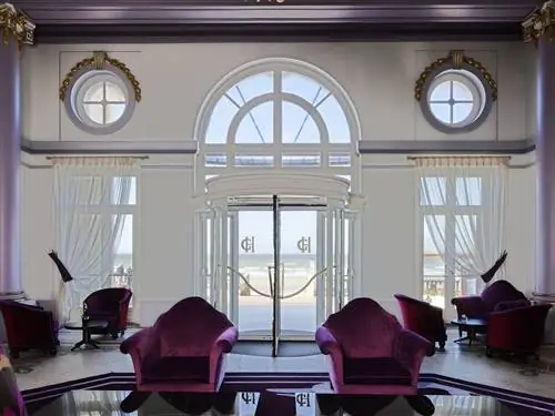 Комната, Здание, Недвижимость, Дизайн интерьера, Мебель, Фиолетовый, Архитектура, Стул, Окно, Дом,