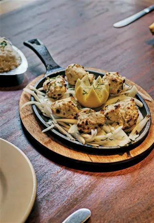 Жареная курица с лимоном
