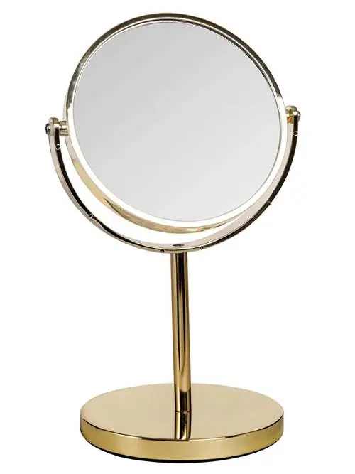 Зеркало, Косметика, Зеркало для макияжа, Тамборим, Латунь, Металл,