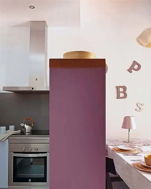 Комната, Стена, Крупный прибор, Дизайн интерьера, Кухонный прибор, Абажур, Дизайн интерьера, Серый, Персиковый, Аксессуар для освещения,