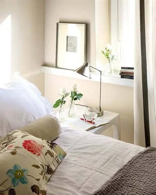 Кровать, Комната, Дизайн интерьера, Недвижимость, Постельные принадлежности, Текстиль, Стена, Спальня, Простыня, Постельное белье,