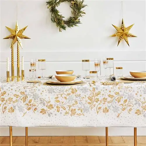 Филиал, Желтый, Стена, Золото, Новогоднее украшение, Комната, Стол, Лист, Обои, Веточка,