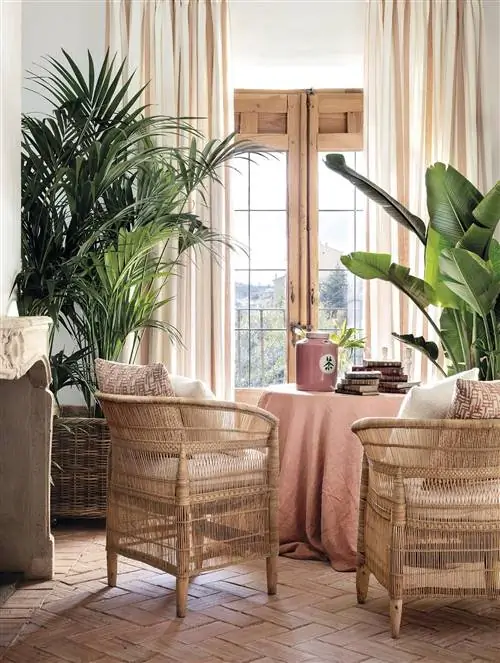 столовая со стульями из волокна