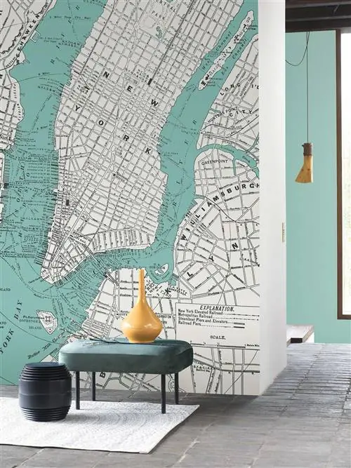 плоская нью-йоркская фреска