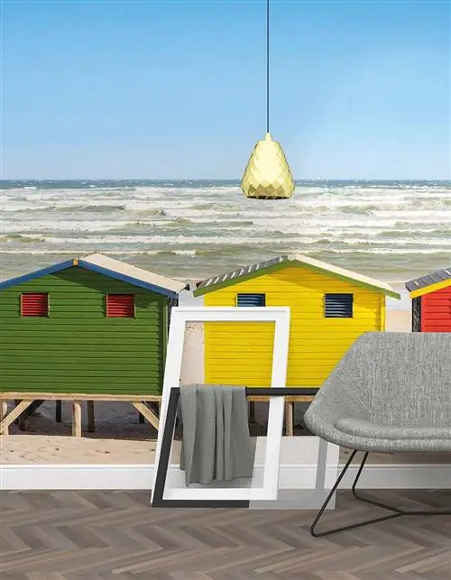 виниловые росписи пляжные хижины