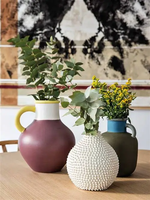 Ваза, Вазон, Стол, Комната, Жёлтый, Керамика, Кувшин, Фарфор, Керамика, Дизайн интерьера,