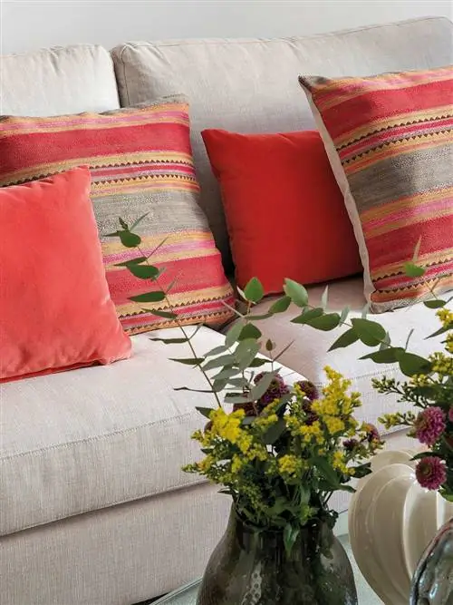 Подушка, Декоративная подушка, Подушка, Мебель, Комната, Текстиль, Лист, Цветок, Диван, Растение,