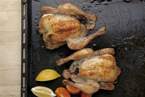 запеченные пикантоны с лимоном и мандаринами 3
