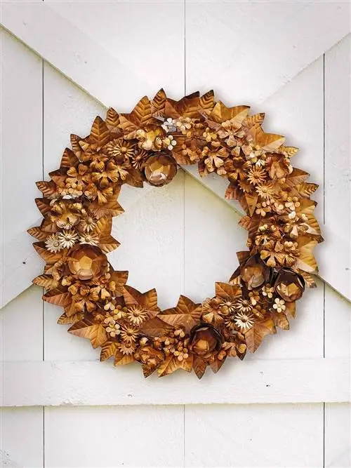 Венок, Новогоднее украшение, Натуральный материал, Круг, Орнамент, Украшения для тела,