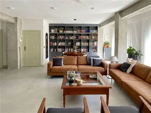 гостиная в индустриальном стиле