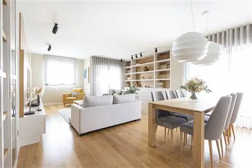 столовая в скандинавском стиле