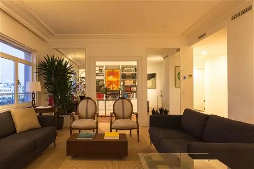 гостиная с эклектичным, современным и величественным дизайном