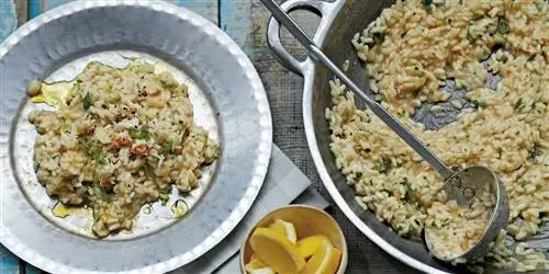 Блюдо дня: Ризотто с крабом и дальсе