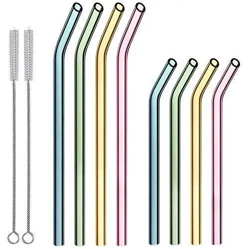 Многоразовые стеклянные соломинки