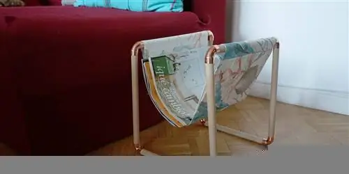 Как сделать журнальную полку в индустриальном стиле