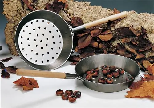запекание каштанов в магосто на сковороде le creuset