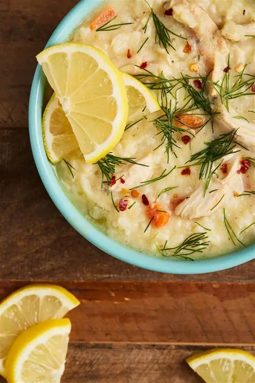 греческий суп авголемоно