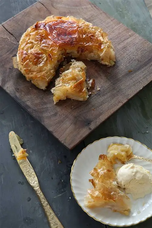 греческий яблочный пирог милопита