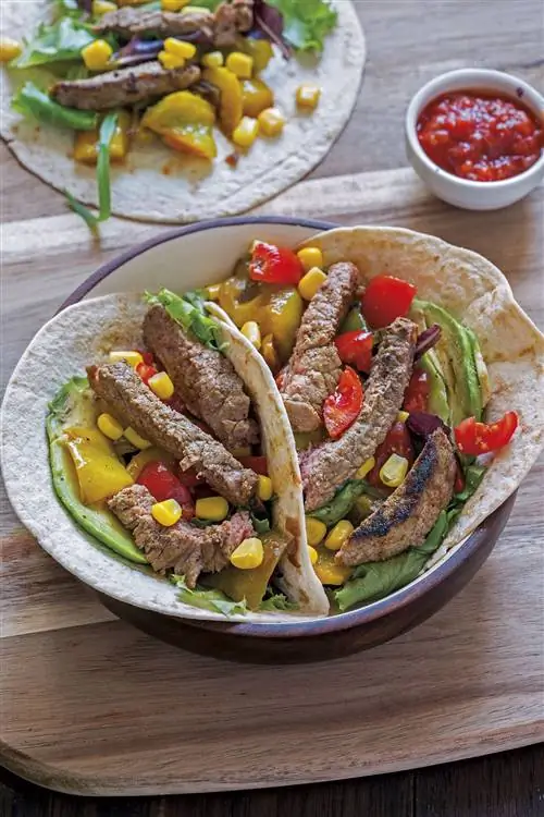 фахитас с говядиной и овощами фахитас с говядиной и овощами