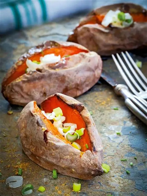 Мисо жареный сладкий картофель Мисо жареный сладкий картофель