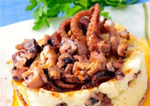 осьминог парментье