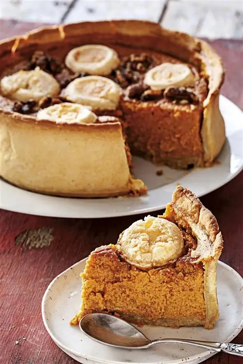 вкусный тыквенно-морковный пирог