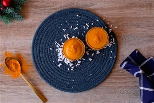 крем из тыквы и моркови в стаканчиках