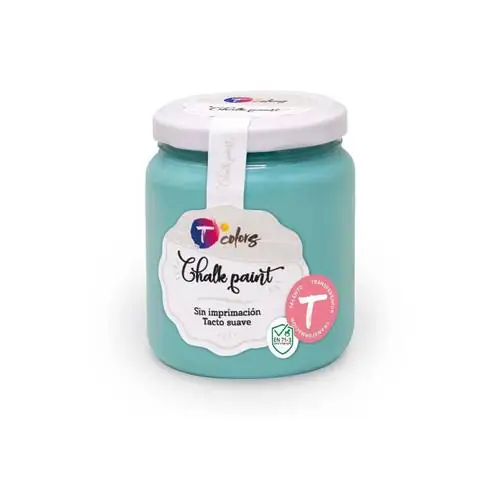 tcolors меловая краска 175мл бирюзово-зеленая