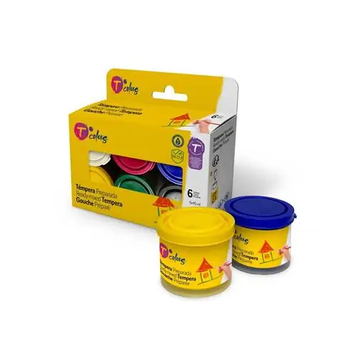 установить темперные цвета