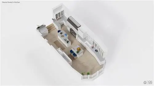селена гомес план кухни в 3d